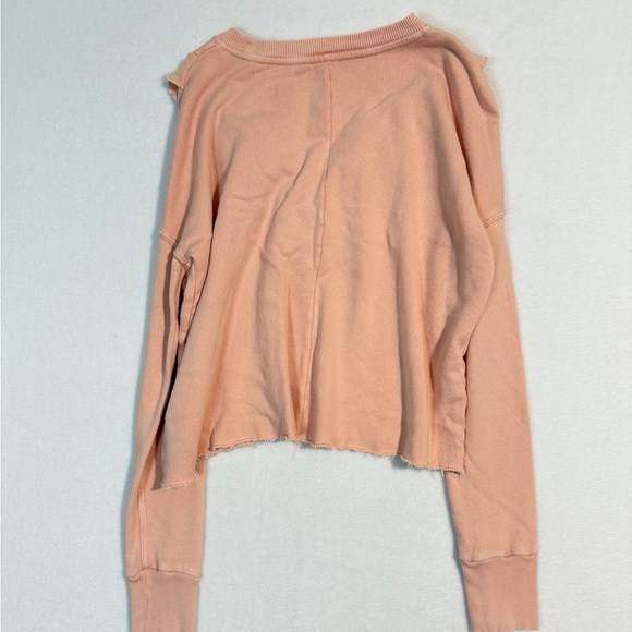 Free People | Ruffle Sweater | Pink - Picture 2 of 4